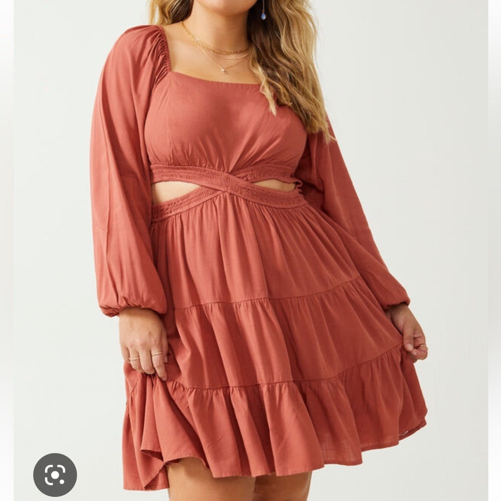 ARULA dress size “C” 3X Burnt orange